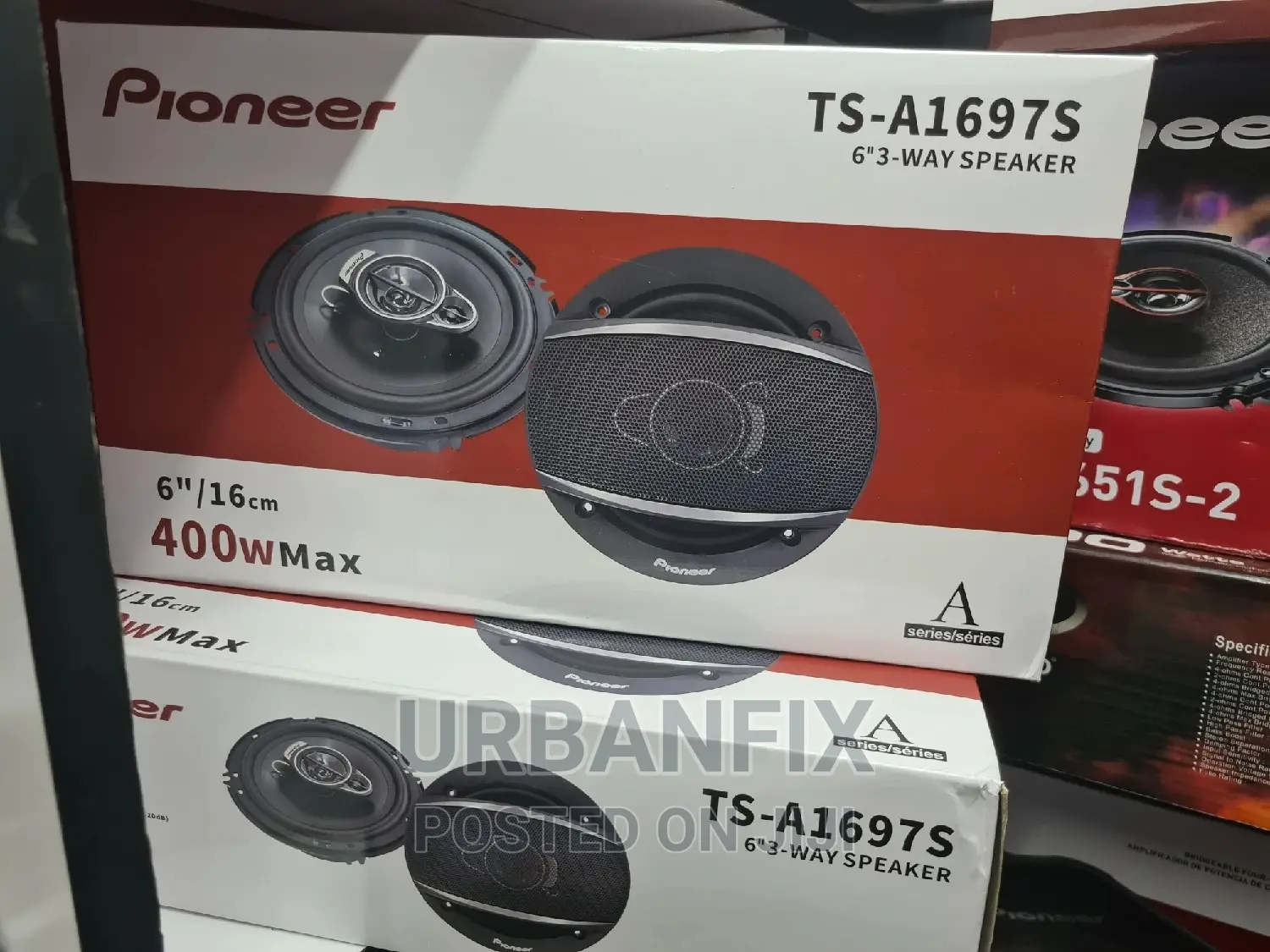 Pioneer 6 Inch 400 Watts Round Speakers