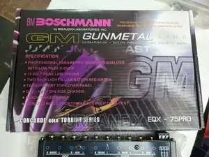 Brand New Boschmann Eqx-75pro 7 Band Equalizer