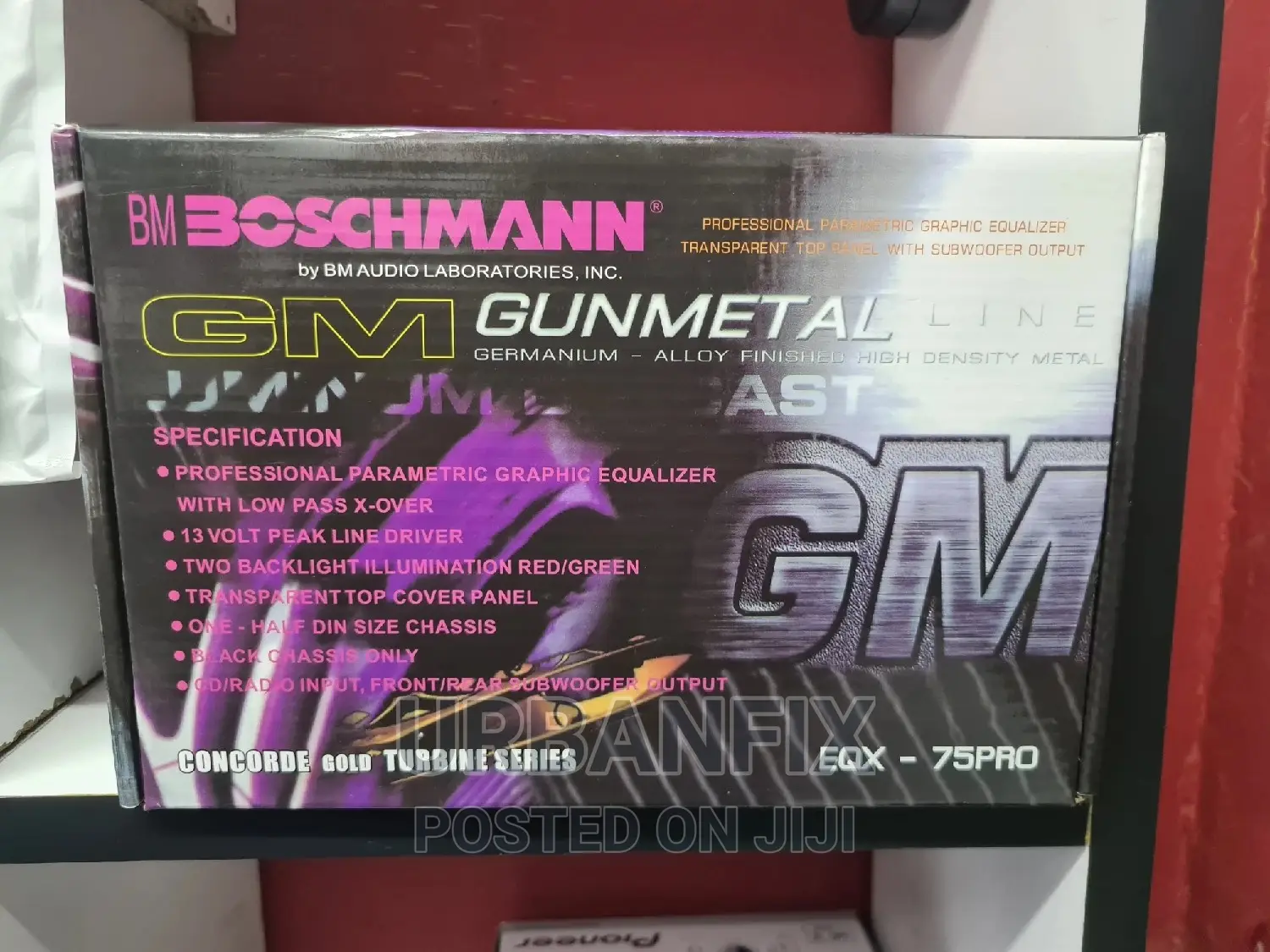 Boschmann 7 Band Parametric Graphic Equalizer