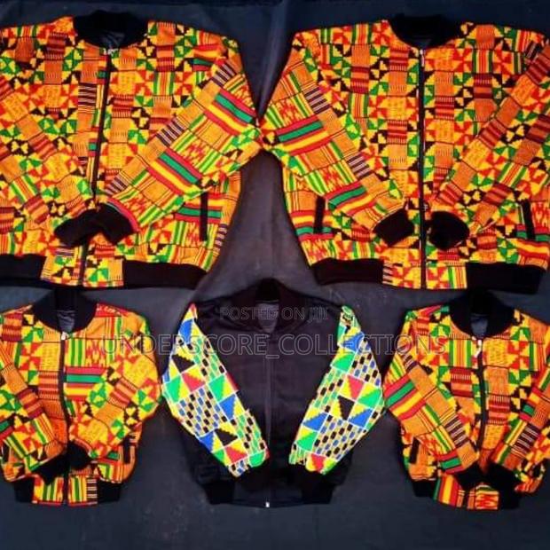 Executive Light Weight Kente Unisex Jackets - thumbnail 2