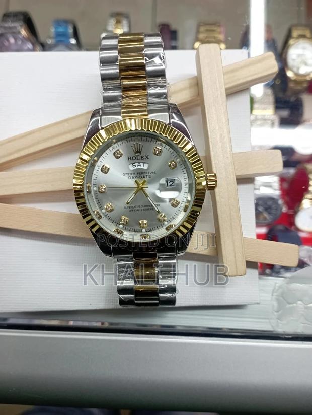 Rolex Rolex Gold Stripped Rolex Watch - main view