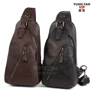 *3 In 1 Men Business Chest Bag Set "Bag + Belt + Walle