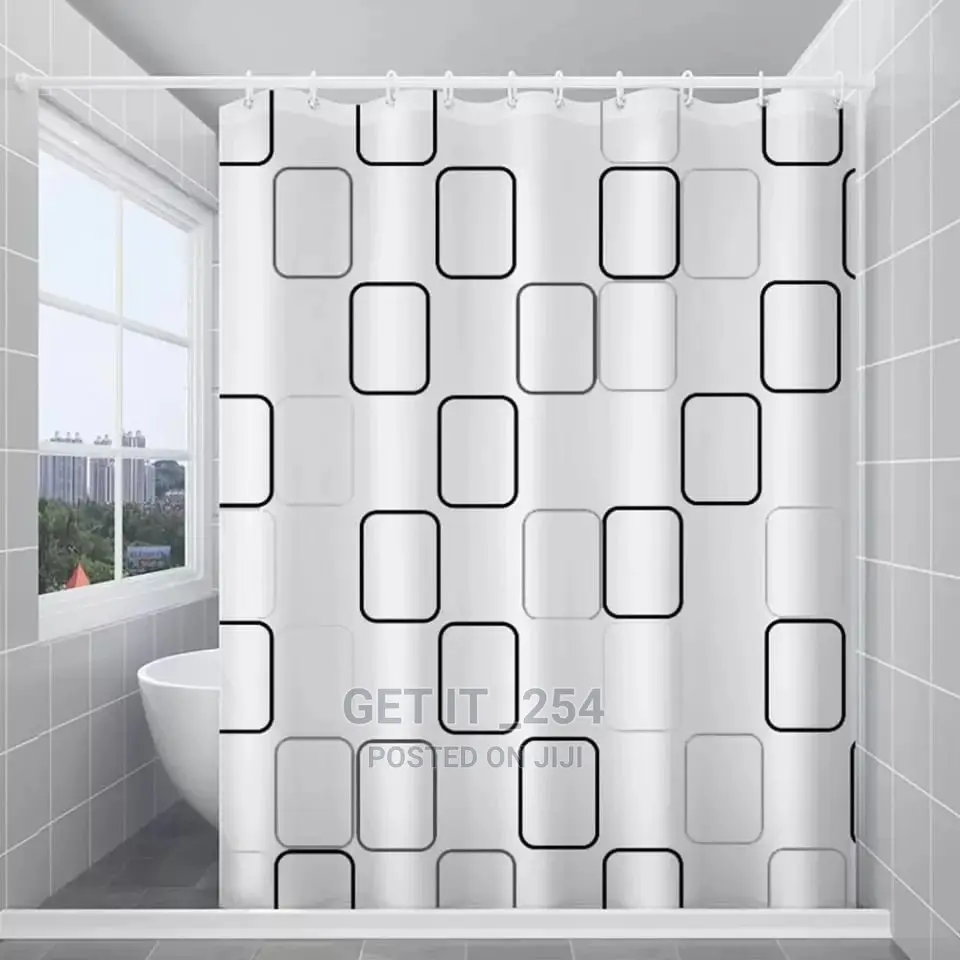*Shower Curtain*
 Water Proof
Size: 180*180 Cm