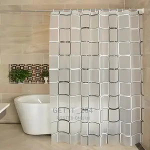 *Shower Curtain*
 Water Proof
Size: 180*180 Cm