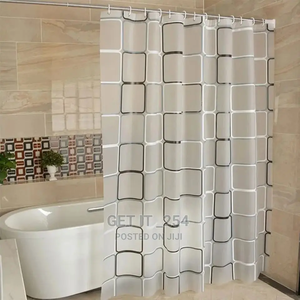 *Shower Curtain*
 Water Proof
Size: 180*180 Cm