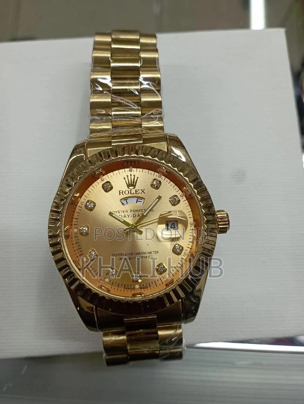 Rolex Watch Rolex Watch Gold Tone Date Display Rolex Watch