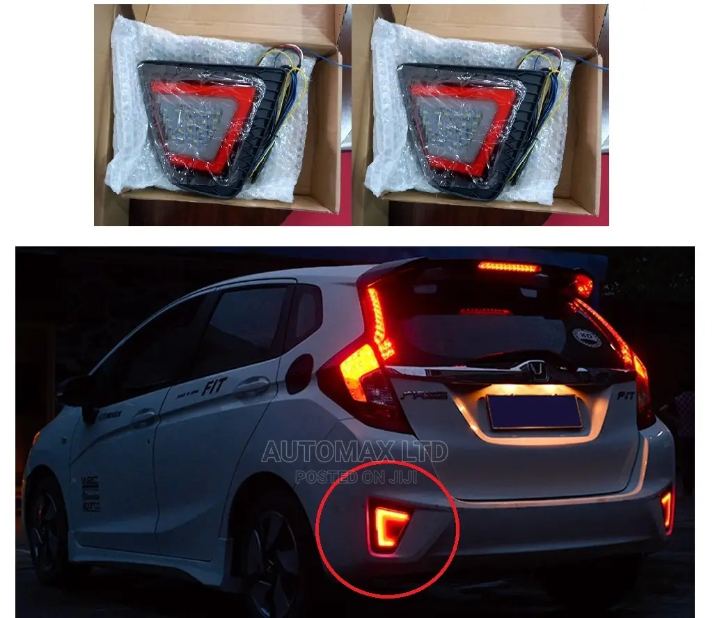 Honda Fit/Jazz. Rear Bumper Lights With Parking,Reverse