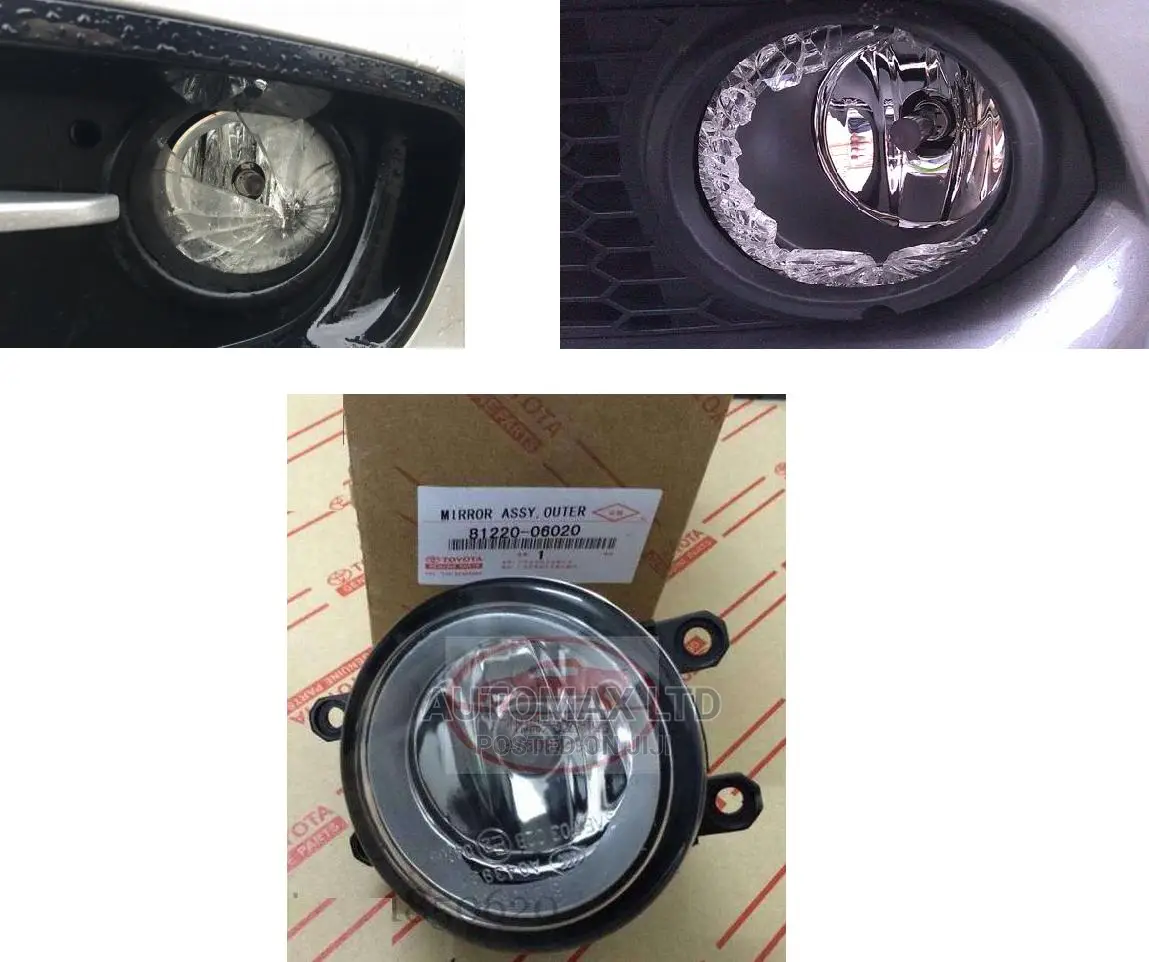 Cracked/Broken Toyota Replacement Fog Lamp