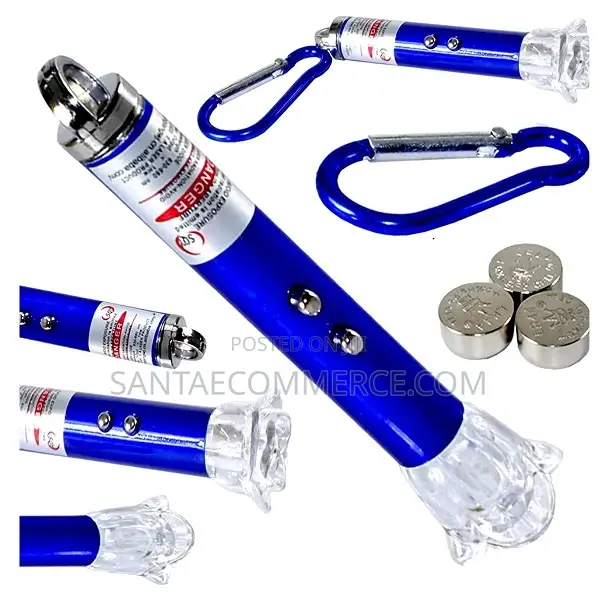 3-in-1 Portable Mini Laser Light Pointer LED Torch Beam Flas
