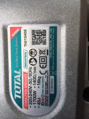 Total 1700w Industrial Demolition Breaker