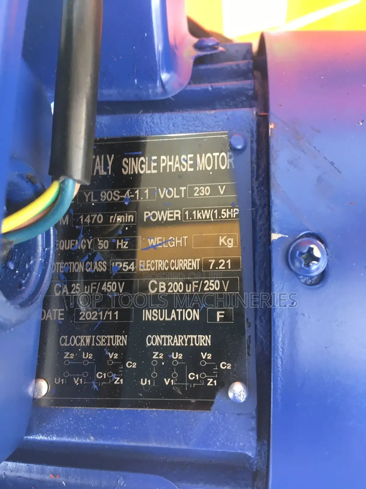 K-Max Italy 1.5hp Electric MOTOR