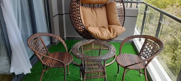Balcony Set ( Swing, 2 Seats and 1 Table)