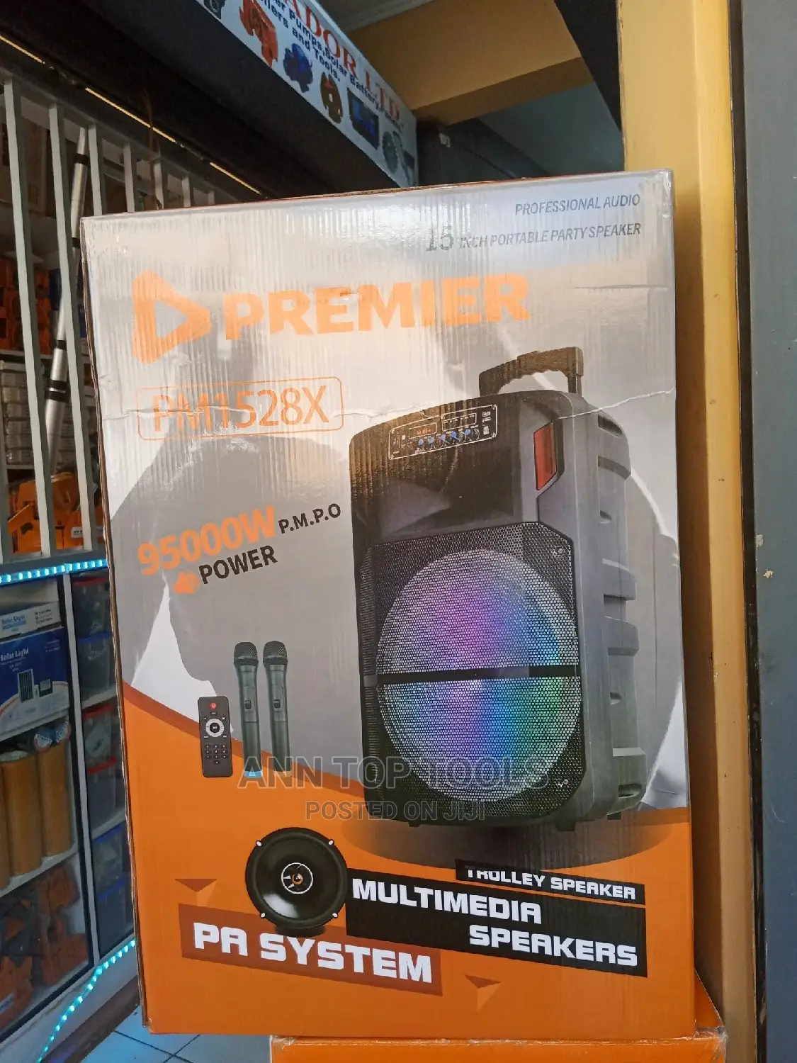 Premier Portable Speaker+2 Microphones