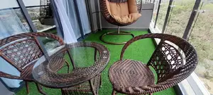 Comfy Balcony Relaxation Set ( Swing, 2 Seats Plus 1 Table)