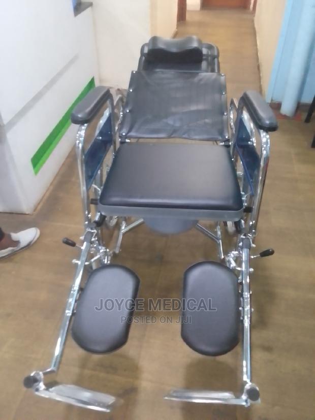 Reclining Wheelchair With Commode - thumbnail 4