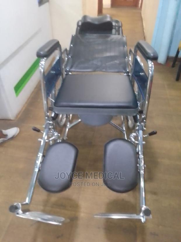 Reclining Wheelchair With Commode - thumbnail 5