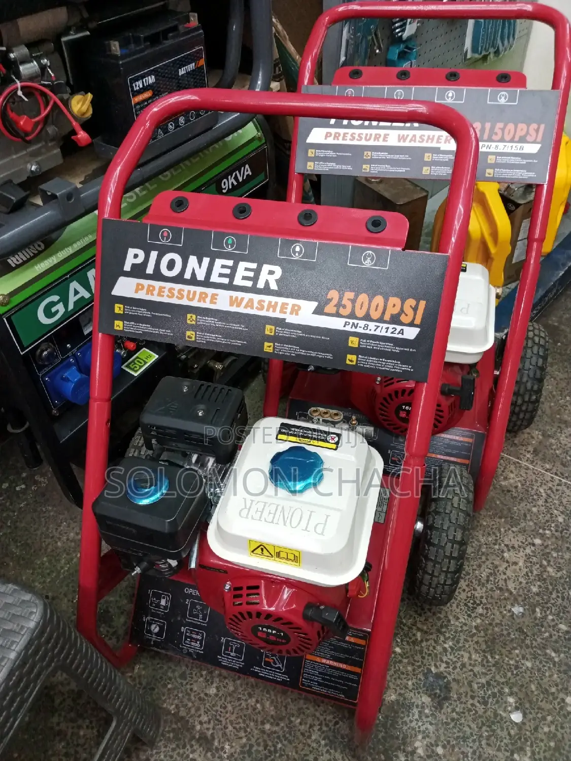 Pioneer 2500psi Japan Gasoline Pressure Washer