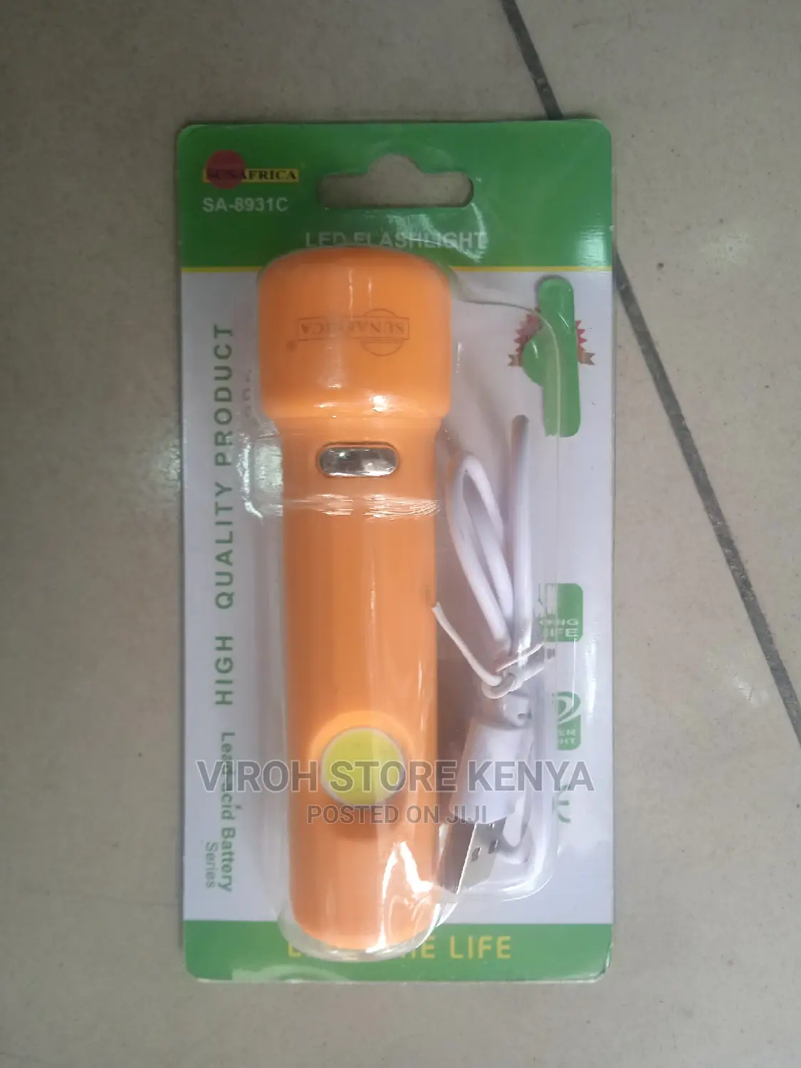 LED Rechargeable Flashlight