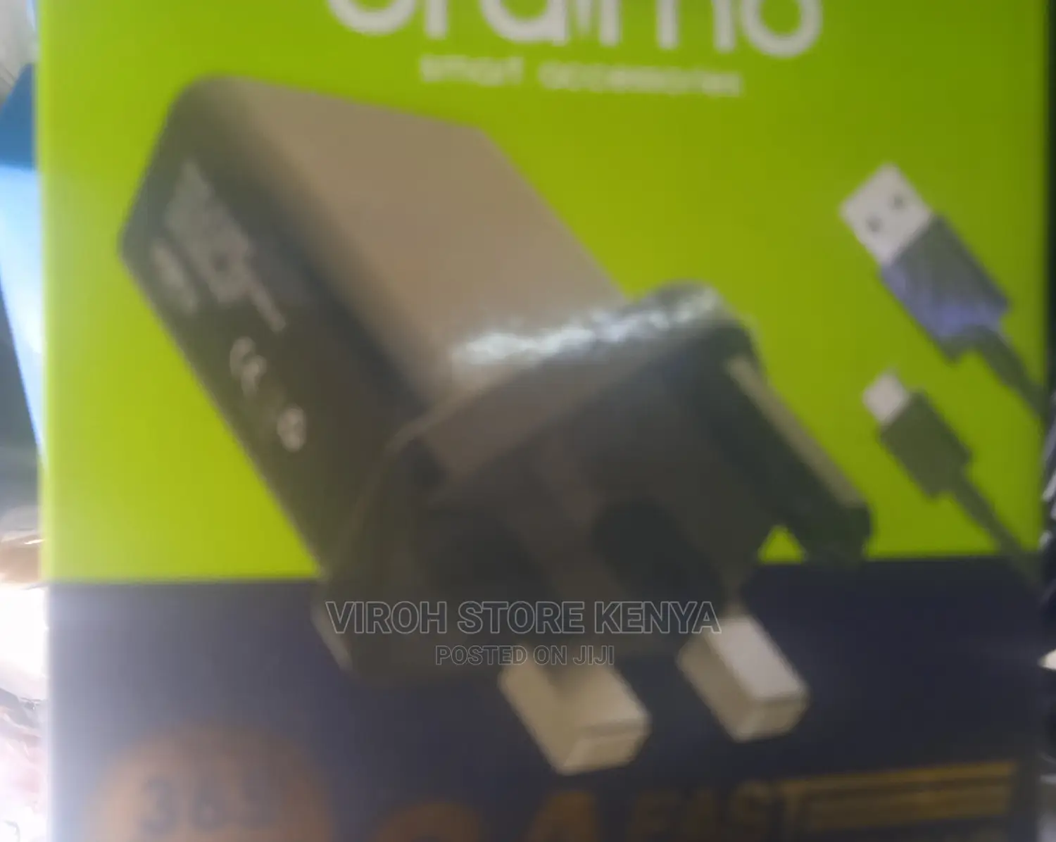 Oraimo 2A Fast Charger Micro Usb Port