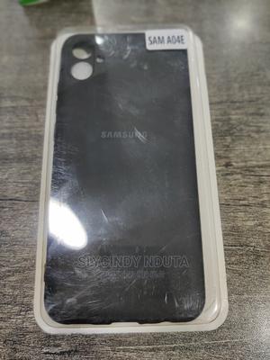Samsung Galaxy A04e Silicone Case(Black) - main view