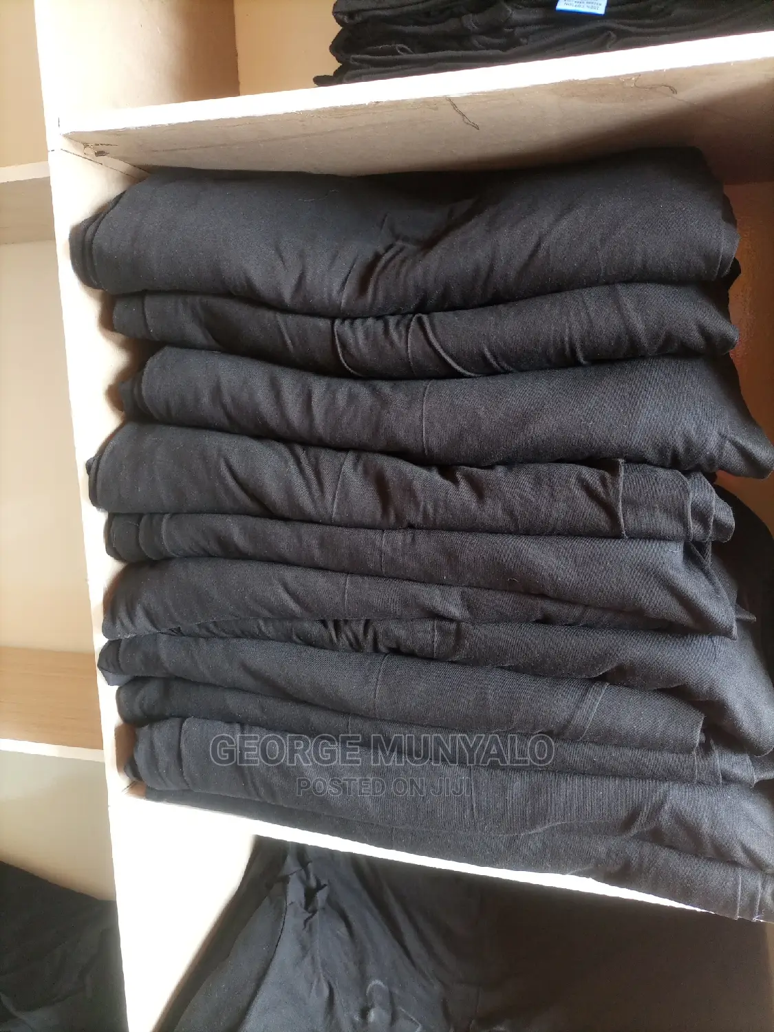 Black Plain T-Shirts