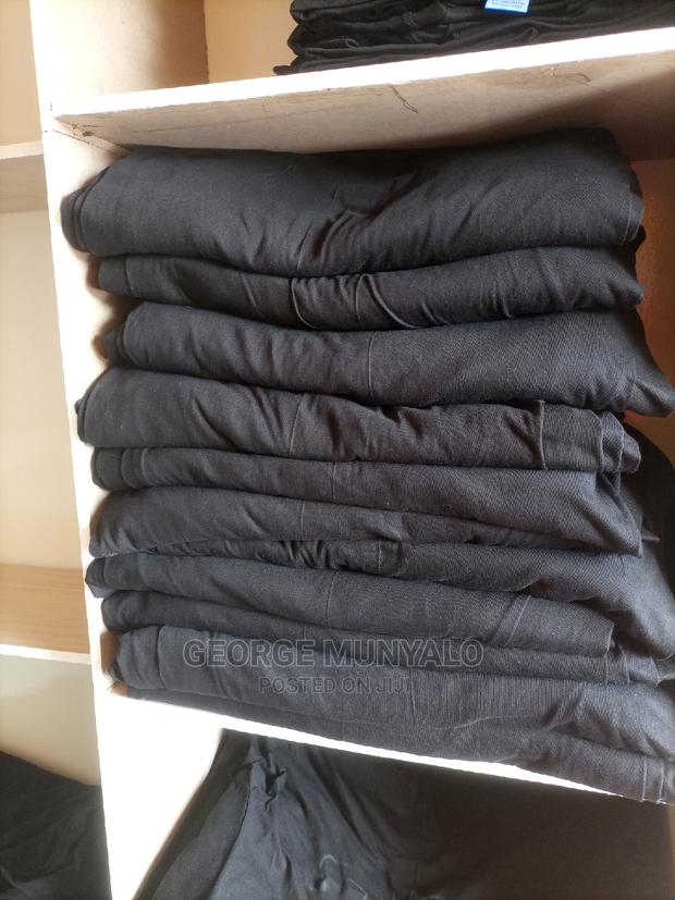 Black Plain T-Shirts - thumbnail 2