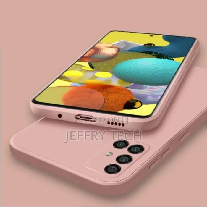 Samsung Galaxy A51 Square Silicone Case - Soft Matte Case Li