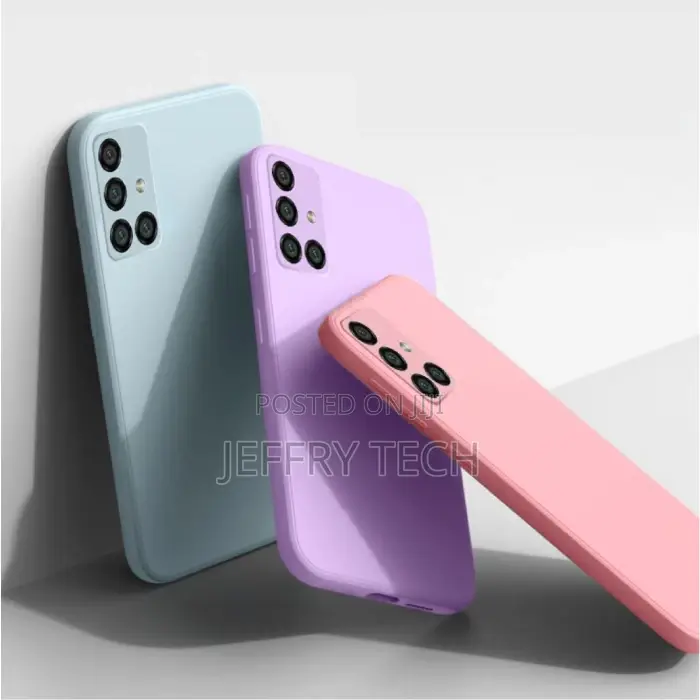Samsung Galaxy A51 Square Silicone Case - Soft Matte Case Li