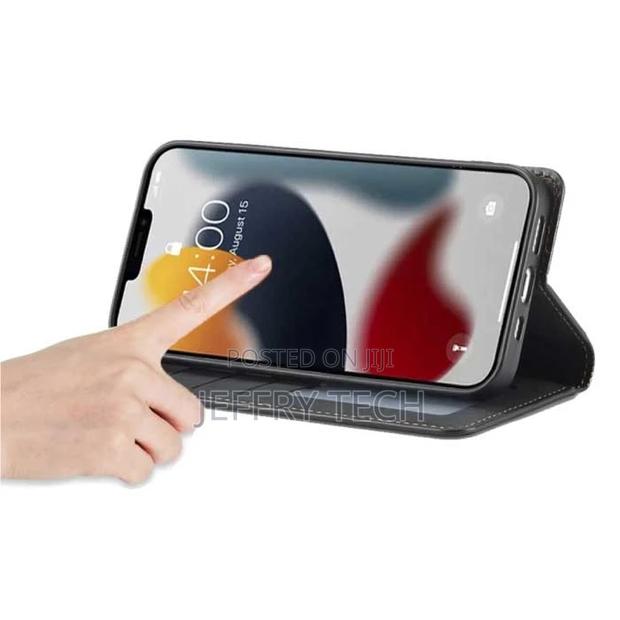 iPhone 14 Plus Flip Case Wallet - Wallet Cover Leather Case - thumbnail 3