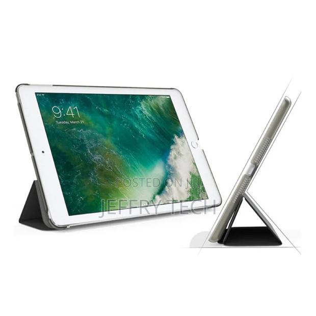 iPad Mini 5 Leather Foldable Cover Sleeve Case Black - thumbnail 2