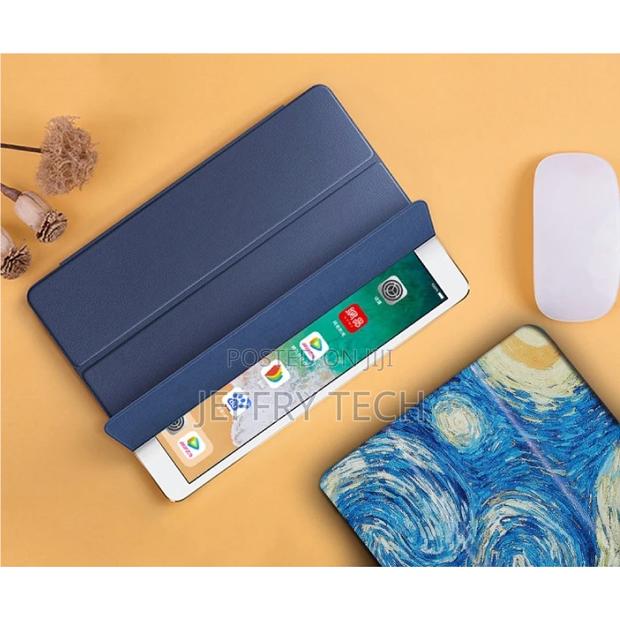 iPad Mini 5 Leather Foldable Cover Sleeve Case Black - thumbnail 3