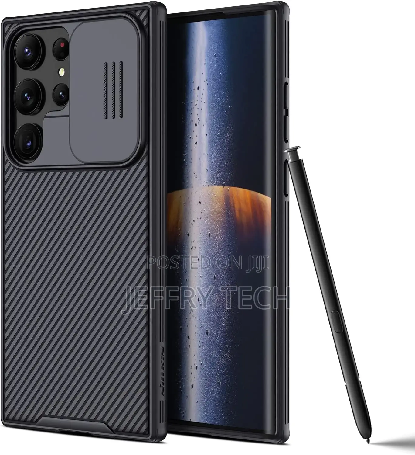 Nillkin Galaxy S23 Ultra Case, Camshield Pro for Samsung Gal