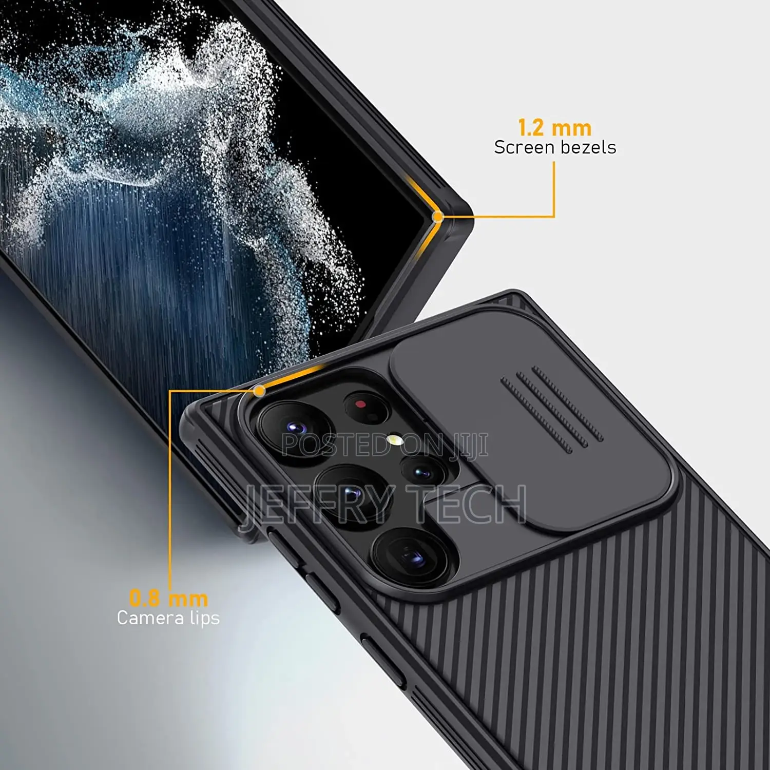 Nillkin Galaxy S23 Ultra Case, Camshield Pro for Samsung Gal