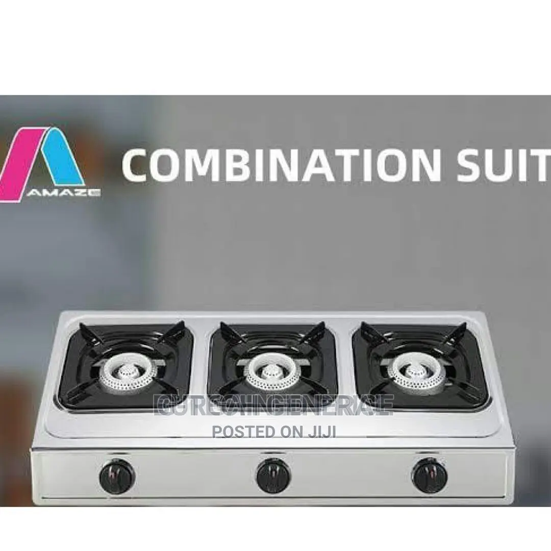 Amaze Table Top Triple Burner Gas Cooker in Nairobi Central Kitchen