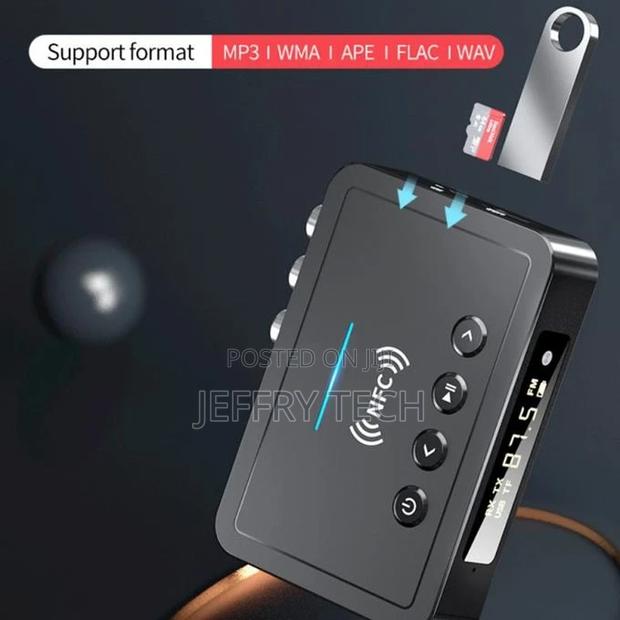 M6 NFC Bluetooth 5.0 Receiver Transmitter FM 3 in 1 Adap - thumbnail 4