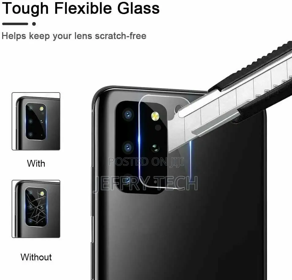 Galaxy S20 Ultra Camera Tempered Glass Lens Protector Cove