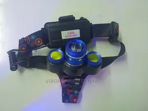 LED Rechargeable Headlamp With Three Torches