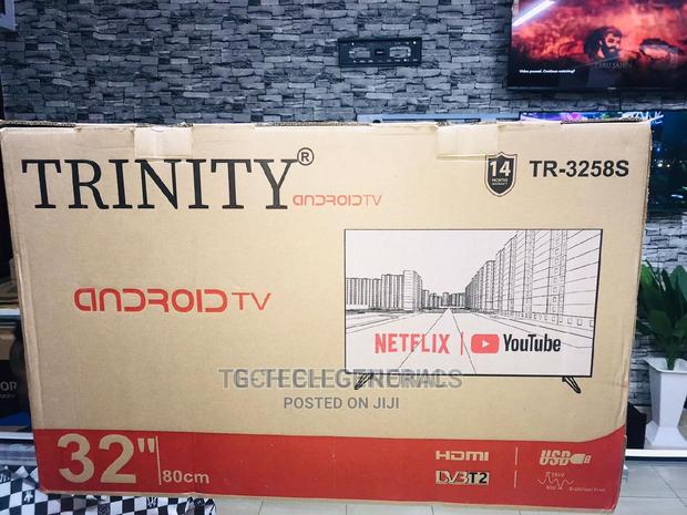 TRINITY 32" Frameless Smart Android TV Netflix Youtube - main view