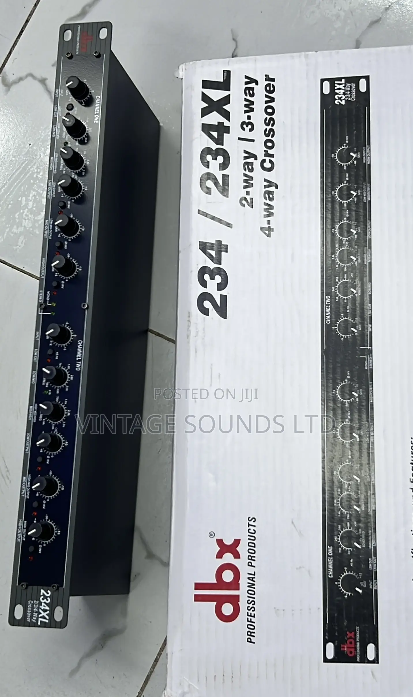 New DBX 234xl Stereo 2-Way, Mono 4-Way Crossover