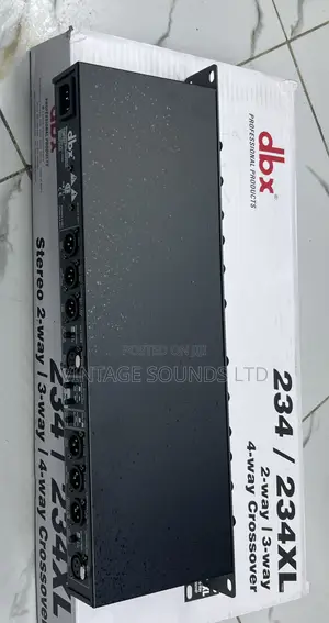 DBX 234XL Stereo 2-Way/Mono 3 or 4-Way Crossover