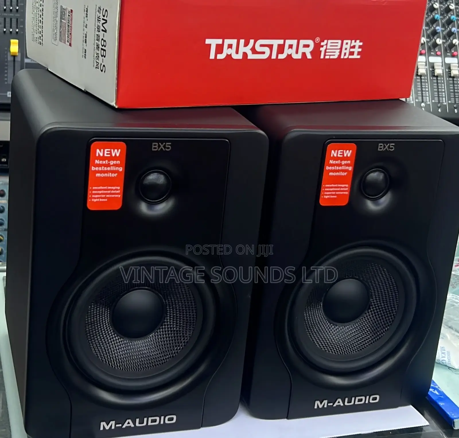 M Audio M-Audio BX5 D2 2-Way 70W Powered Studio Monitor