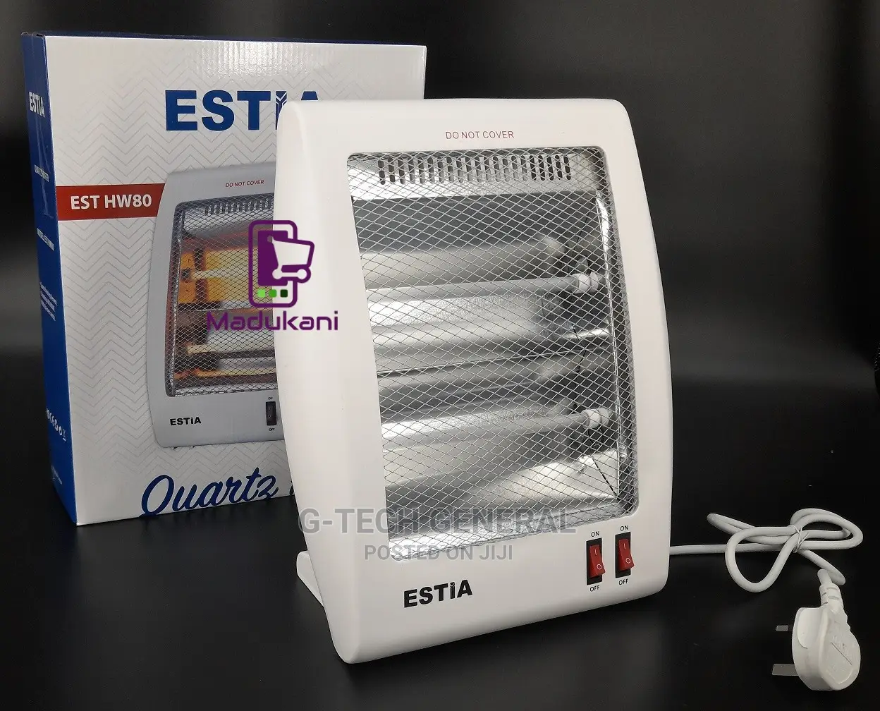 Estia Portable Wall Mounted Electronic Room Heater.
