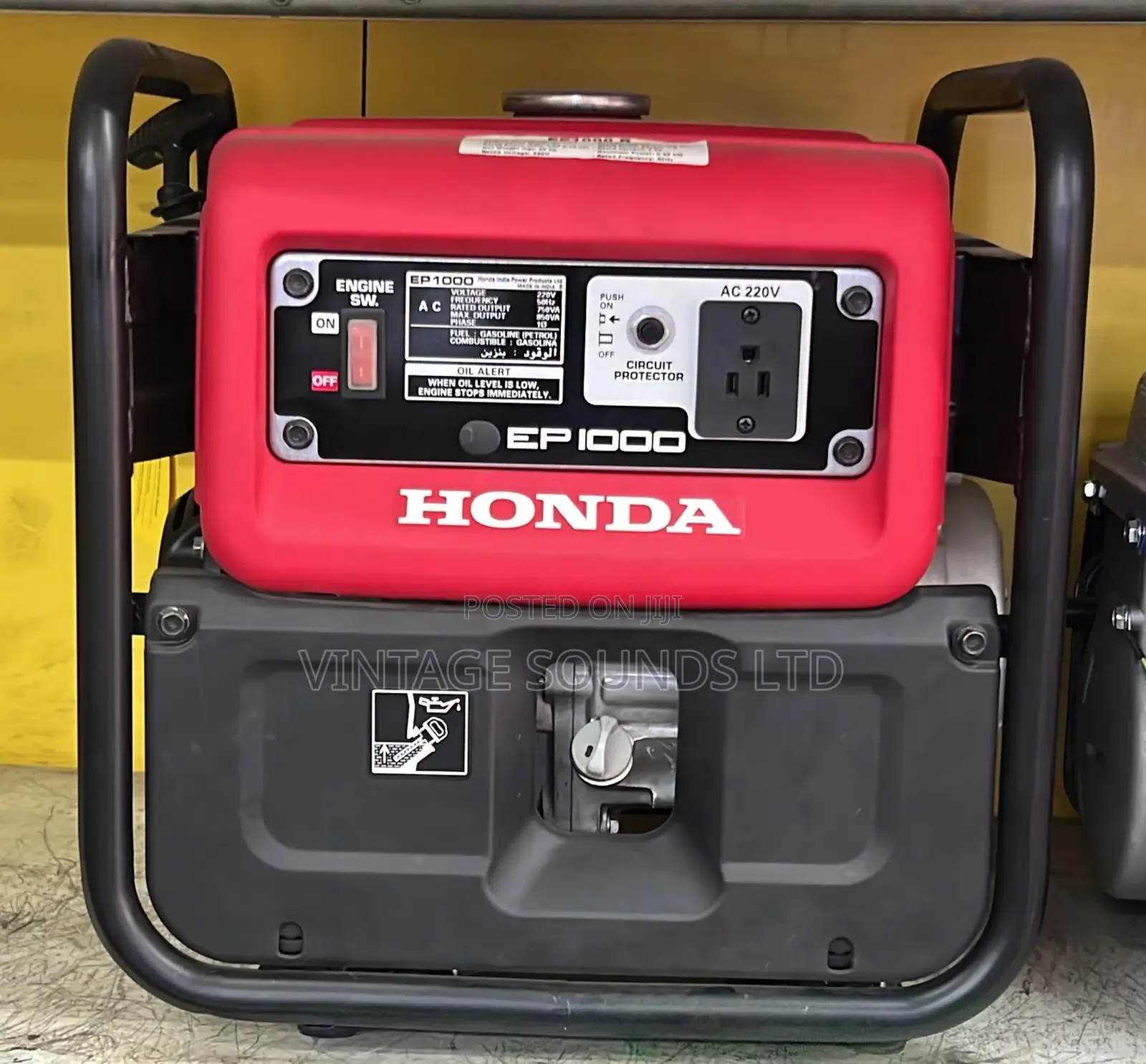 Honda Ep1000 Four Stroke Petrol Generator