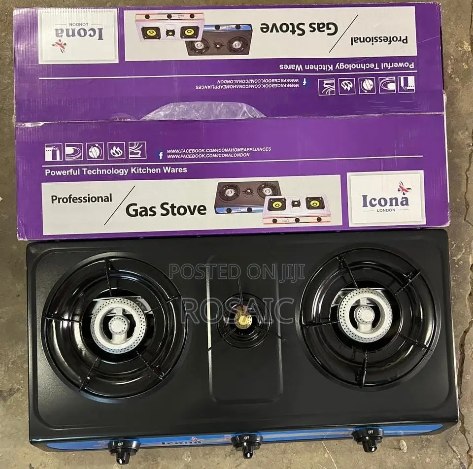 3 Burner Stainless Top