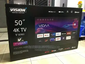 Vision 50'' Frameless Ultra Hd Smart Vidaa Tv, Netflix