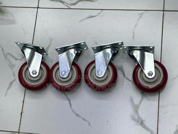Smooth Rolling Caster Wheels Heavy Duty 4inch 4pcs - main view