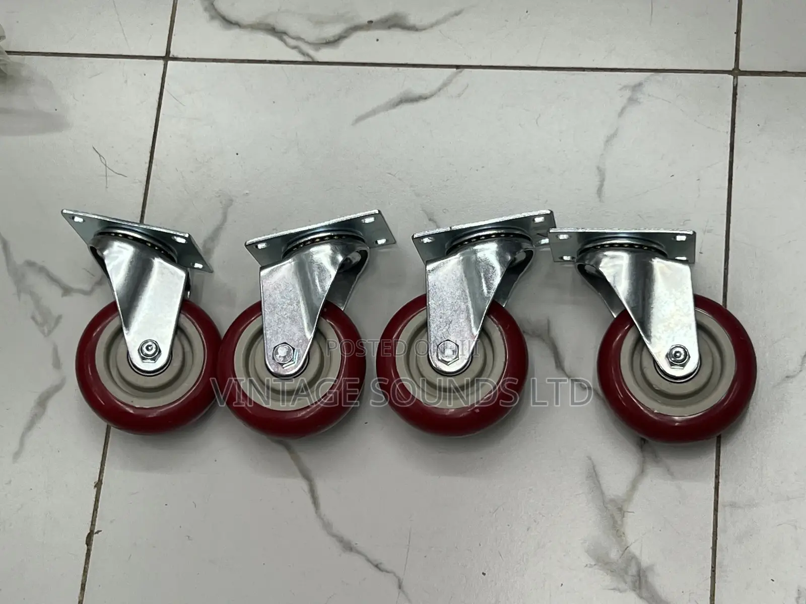 Smooth Rolling Caster Wheels Heavy Duty 4inch 4pcs