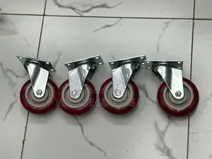 Smooth Rolling Caster Wheels Heavy Duty 4inch 4pcs