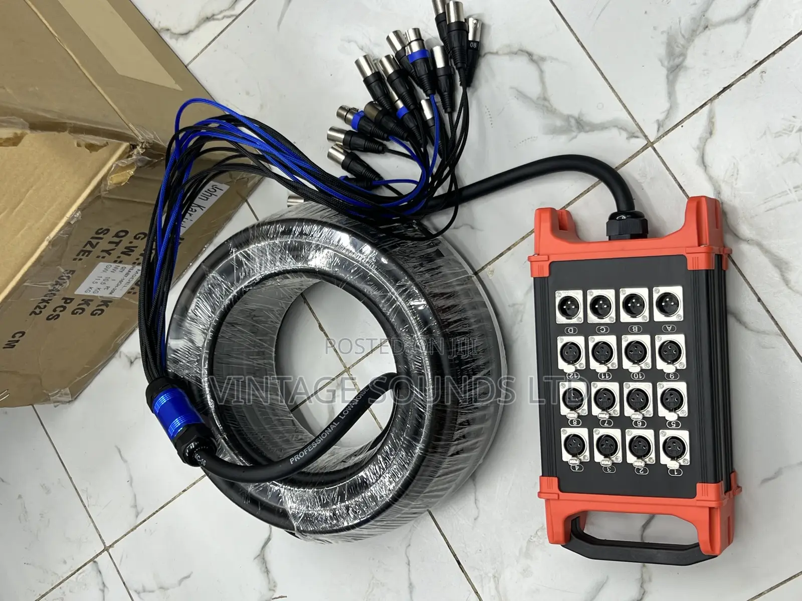 Professional Portable Audio Snake Cable 16 Channel 30 Meter