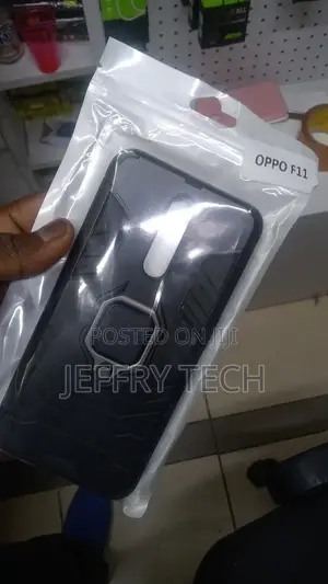 Phone Case for Oppo F11 Silicone PC Metal Ring Holder Co